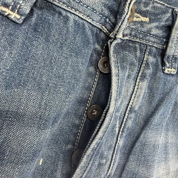 Diesel jeans mens 33x32 Fits 34x33 Blue Larkee Straight Whisker Vintage y2k - Picture 10 of 16